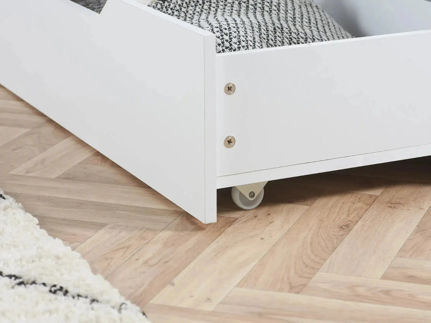 Alfie White Storage Bed